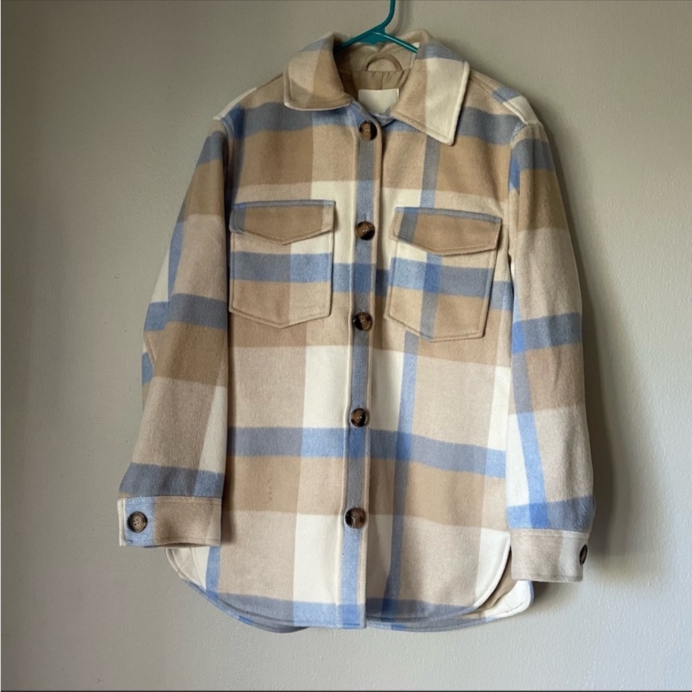 H&M Plaid Shacket
